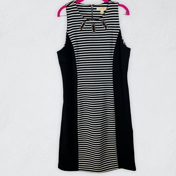 Michael Kors Dresses & Skirts - Michael Kors Striped Stretch Sheath Dress | 12